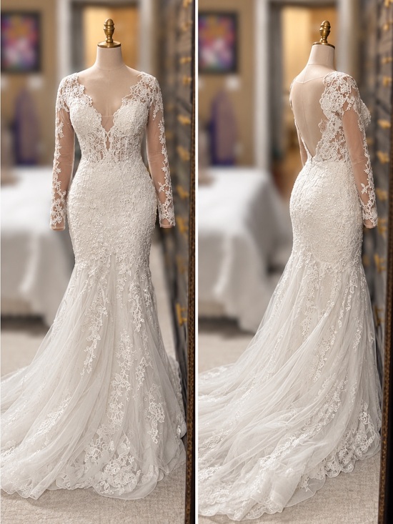 Cinderella Dresses & Skirts - Cinderella Ivory Lace Long-Sleeve Mermaid Wedding Dress
